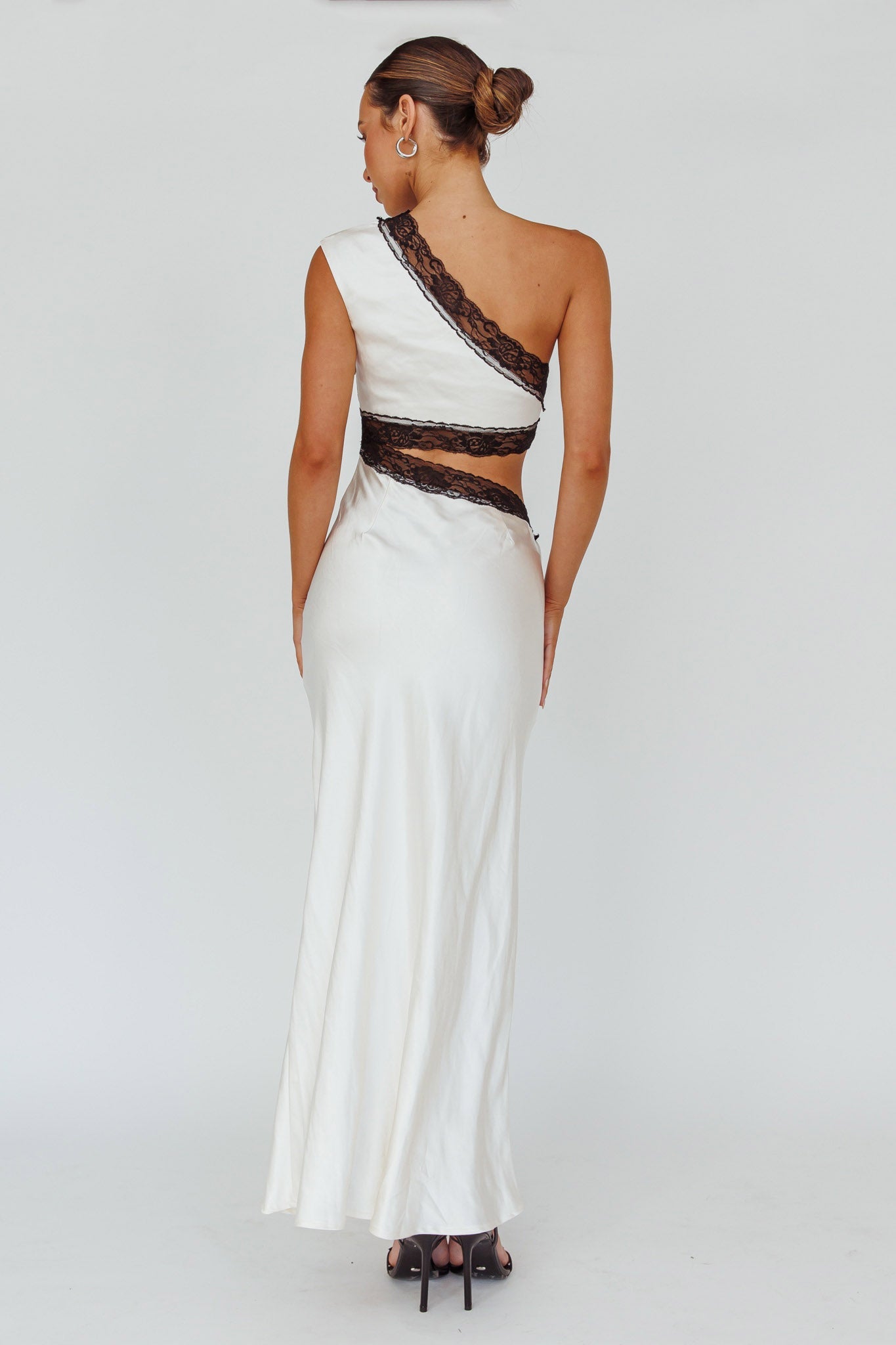 Mahli One-Shoulder Maxi Dress Champagne